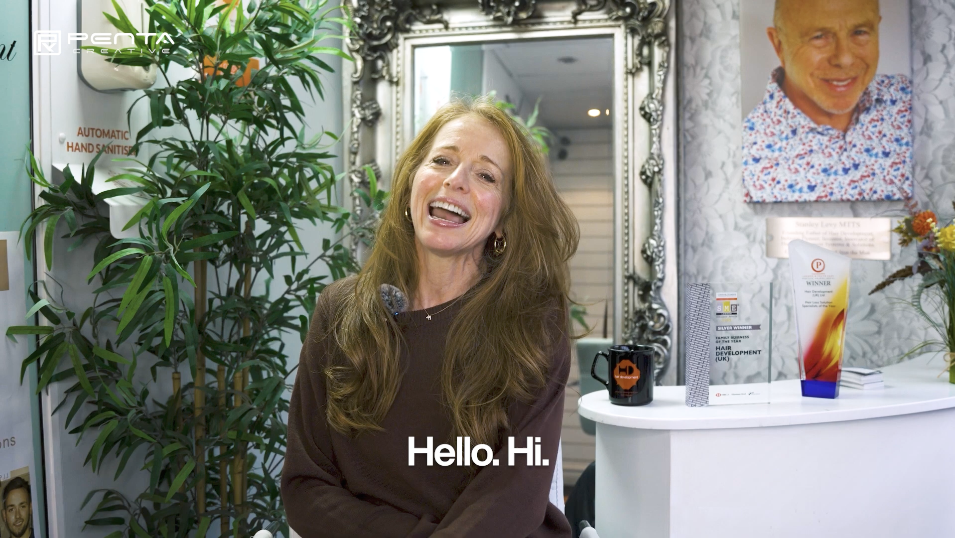 Hover preview for Hair Development testimonial video spotlight